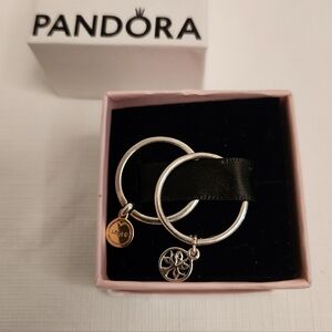 Pandora Silver Rings W/the Tree Of Life And You Loved